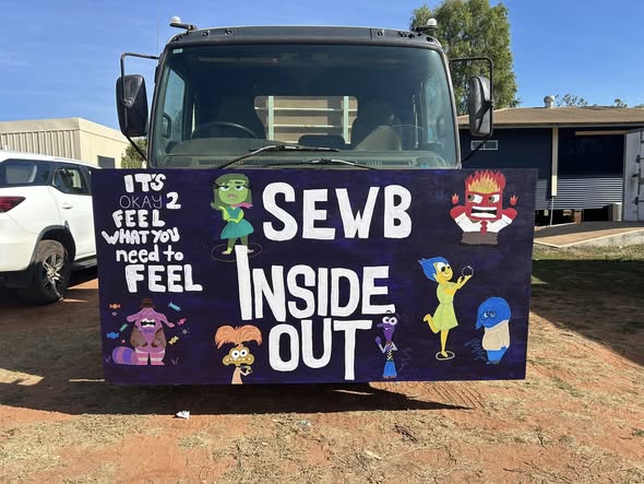 Float Parade Fun with the SEWB Team